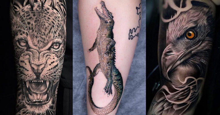 55 Fearsome Apex Predator Tattoos