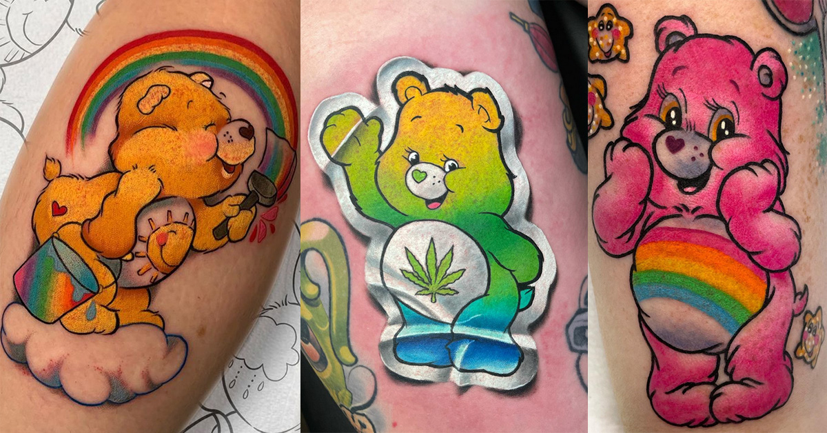 teddy bear tattoo 🧸 #tattoo #singleneedletattoo #teddybeartattoo #fyp... |  TikTok