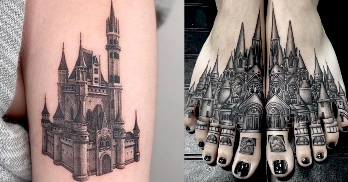 Castle Tattoo Ideas | POPSUGAR Beauty
