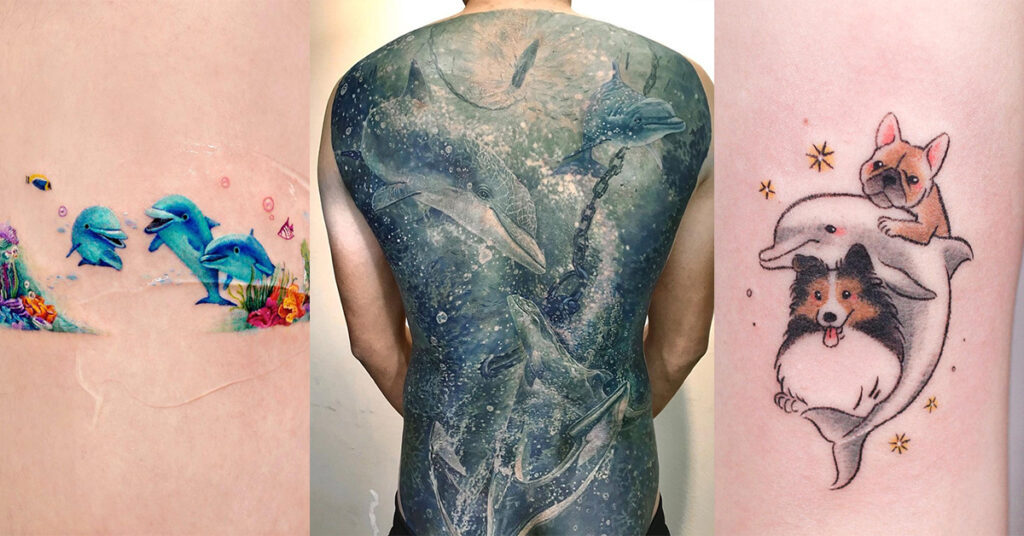 75 Delightful Dolphin Tattoos