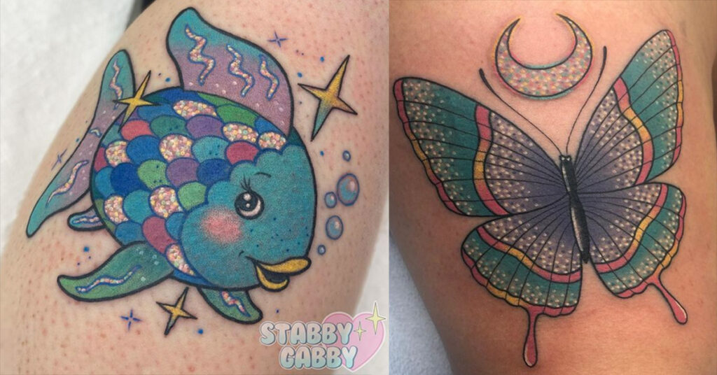 Gorgeous Glitter Tattoos