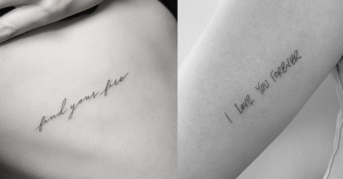 Freedom Calligraphy Tattoo – Written Word Calligraphy and Design