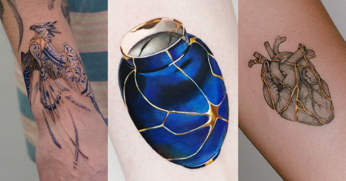 55 Creative Kintsugi Tattoos