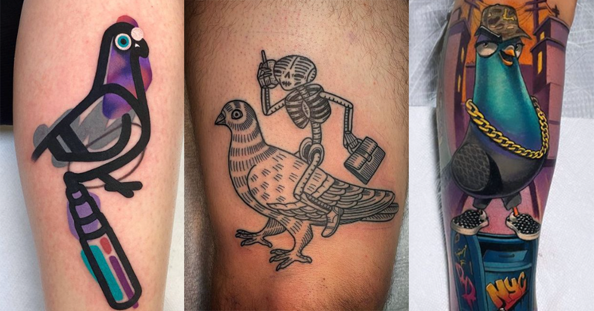 50 Pigeon Tattoo Designs for Men [2024 Inspiration Guide] | Pigeon tattoo, Tattoo  designs, Tattoos