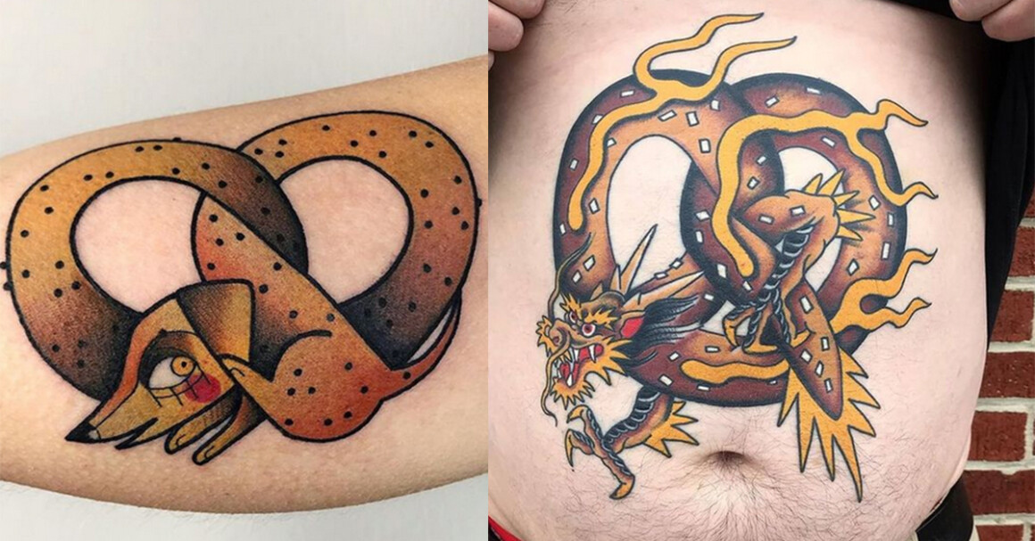 50 Perfect Pretzel Tattoos