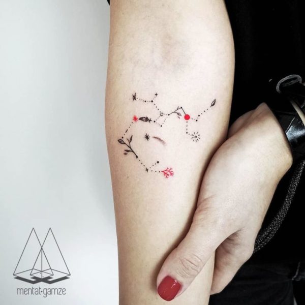 40 Gorgeous Constellation Tattoo Designs | TattooAdore | Aquarius tattoo, Constellation  tattoos, Aquarius constellation tattoo