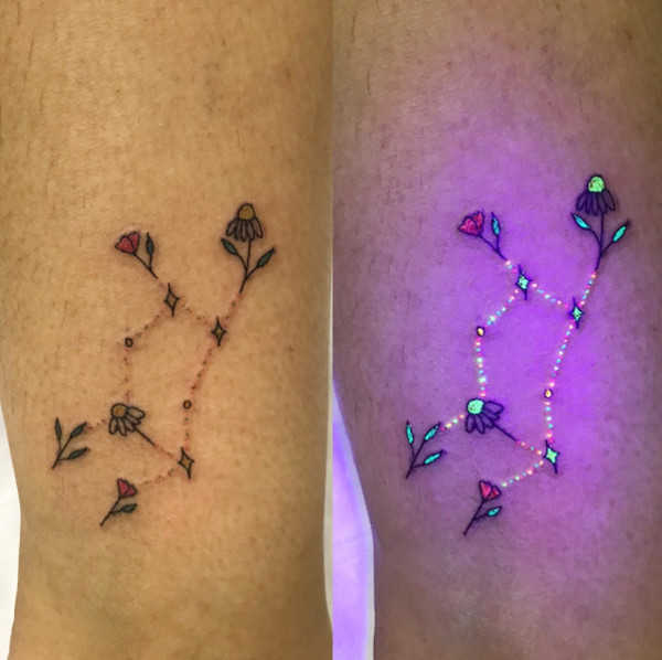 Glow in the Dark or UV Tattoos - RoseBud Beauty and Ink