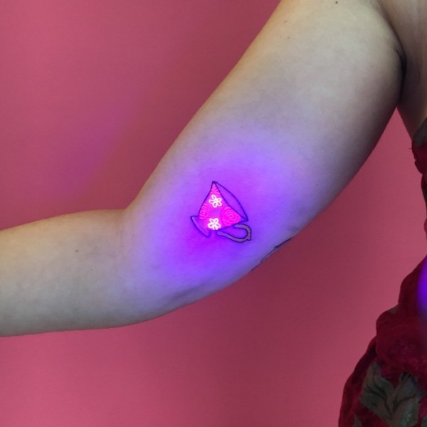 Glowing UV Tattoo Ink