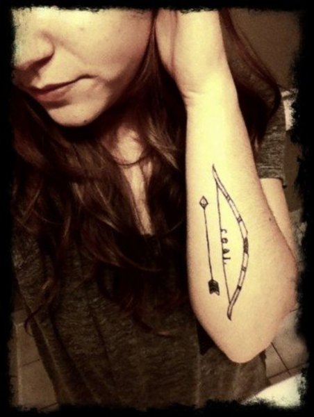 My Hunger Games tattoo | Baijean's Book Blog