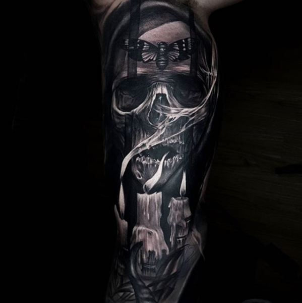 130 Awesome Skull Tattoo Designs | Art and Design