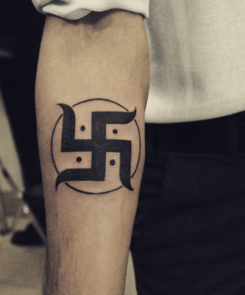 Swastik Tattoo Design || Ladies Tattoo || Mr and Mrs Art Gallery - YouTube