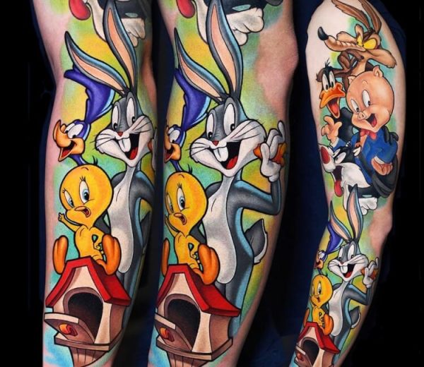 1,150 Cartoon Character Tattoos Stock Photos, High-Res Pictures, and Images  - Getty Images
