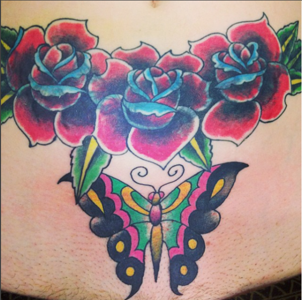 Graphic rose by Yoni : Tattoos
