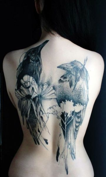 Share more than 211 back tattoo photos latest