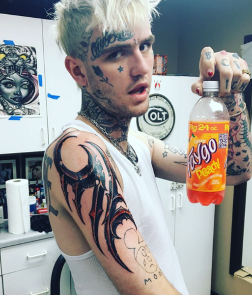 Take a Tour of Lil Peep's Tattoos