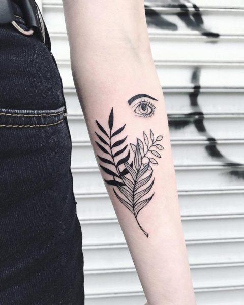 Ivy Tattoo Drawing, others, leaf, branch, plant Stem png | PNGWing