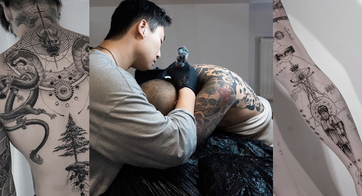 Tattooed Tattoo Artist Crafting Intricate Ink Creations | MUSE AI