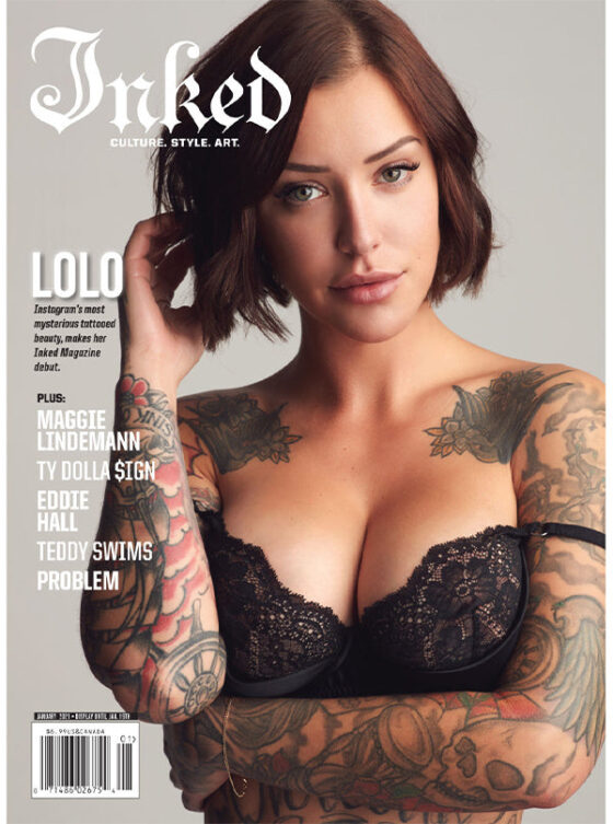 Inked Magazine: Featuring Lolo - December/January 2021 - www.inkedmag.com