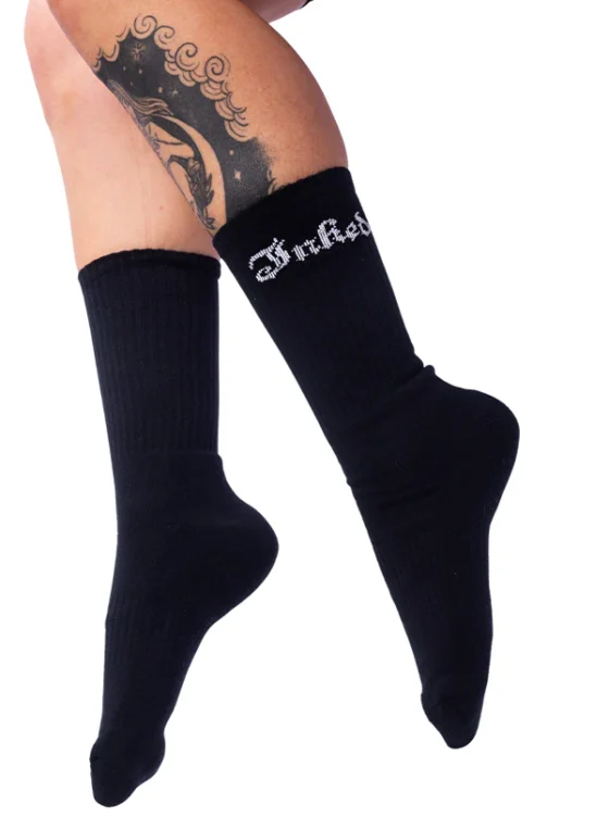 Inked Logo Crew Socks
