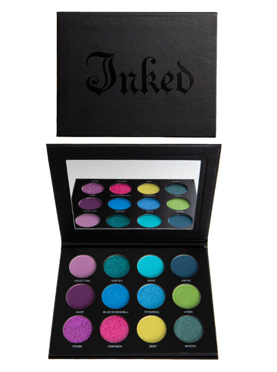 Inked Cosmetics: New School Eyeshadow Palette - www.inkedmag.com