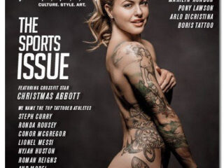 Inked Magazine: The Sports Issue Featuring Christmas Abbott - April 2016 - www.inkedmag.com