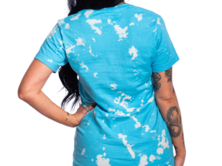 Unisex Inked Logo Aqua Wash Tee - Aqua - www.inkedmag.com