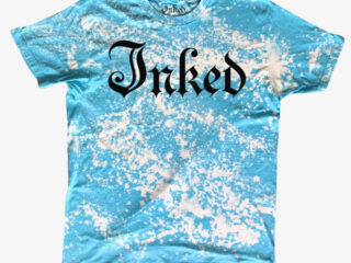 Unisex Inked Logo Aqua Wash Tee - Aqua - www.inkedmag.com