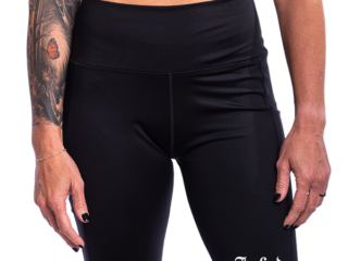 Women's Inked Logo High Waist Biker Short - Black - www.inkedmag.com