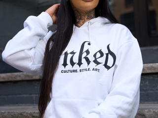 Unisex Inked Mag Logo Hoodie - Black - www.inkedmag.com