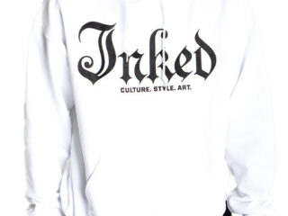 Unisex Inked Mag Logo Hoodie - White - www.inkedmag.com