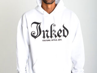 Unisex Inked Mag Logo Hoodie - White - www.inkedmag.com