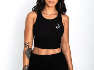 Women's Inked Icon Logo Crop Tank - Black - www.inkedmag.com