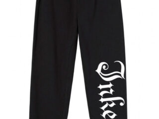 Unisex Inked Logo Leg Oversized Sweats - Black - www.inkedmag.com