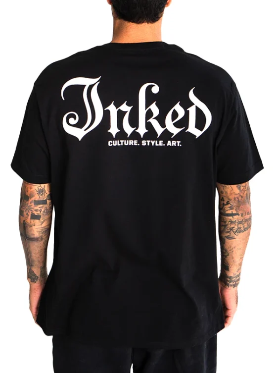 Men's Inked Mag Logo V-Neck Tee