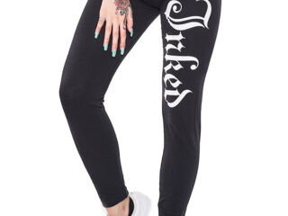 Women's Inked Logo Leggings - Black - www.inkedmag.com