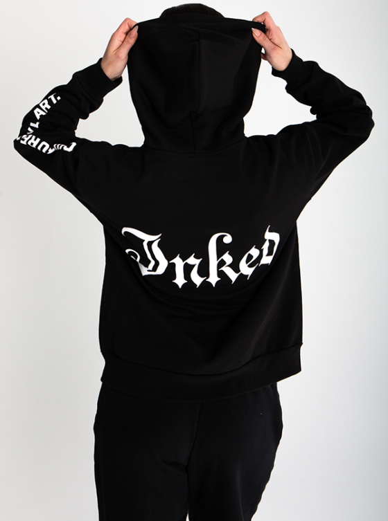 Unisex Inked Culture Style Art Hoodie - Black - www.inkedmag.com