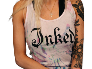 Women's Inked Logo Tie Dye Tank - Tie Dye - www.inkedmag.com