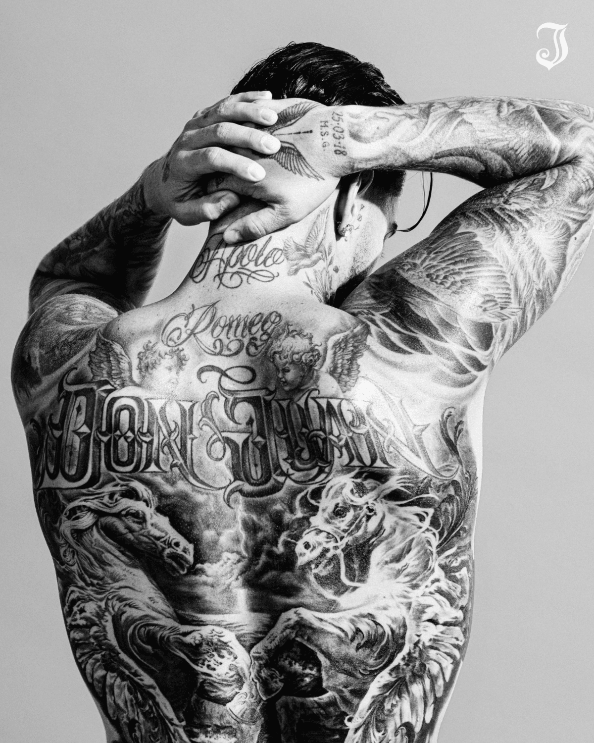 Inked Exclusive Maluma s Biggest Tattoo Yet After This Tattoo My 