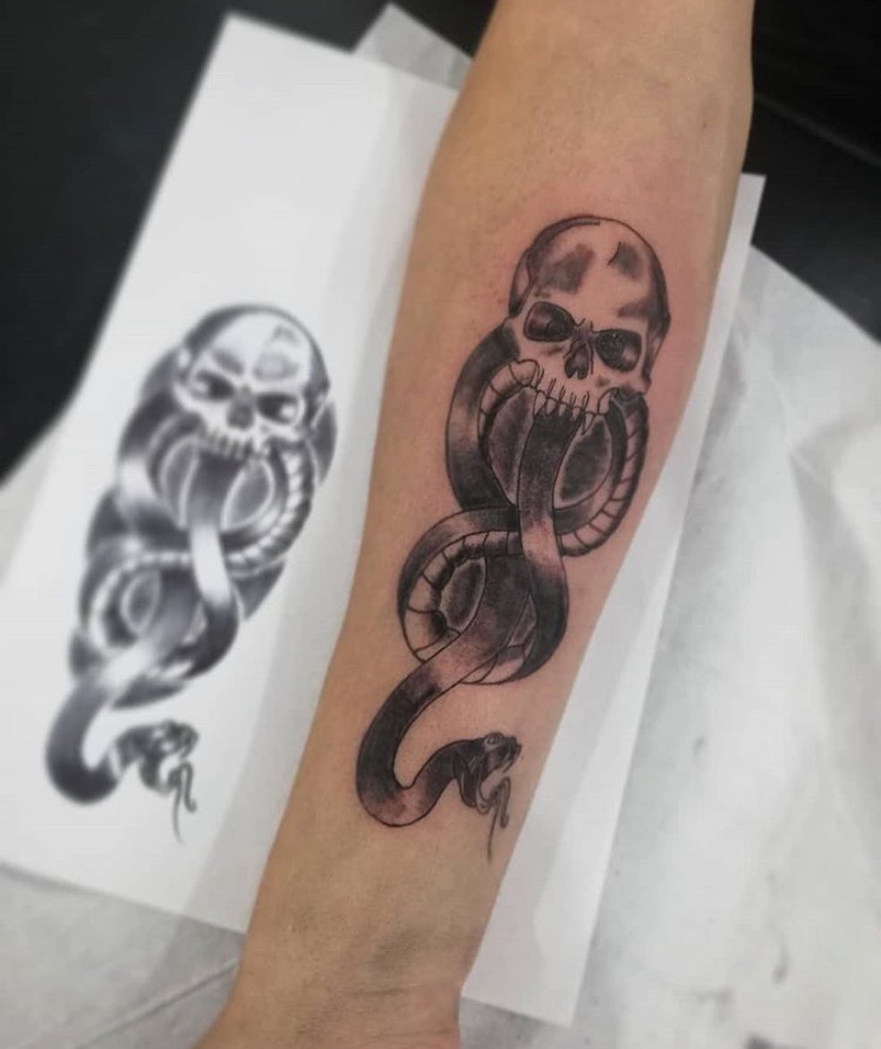 Spellbinding Harry Potter Tattoo 7