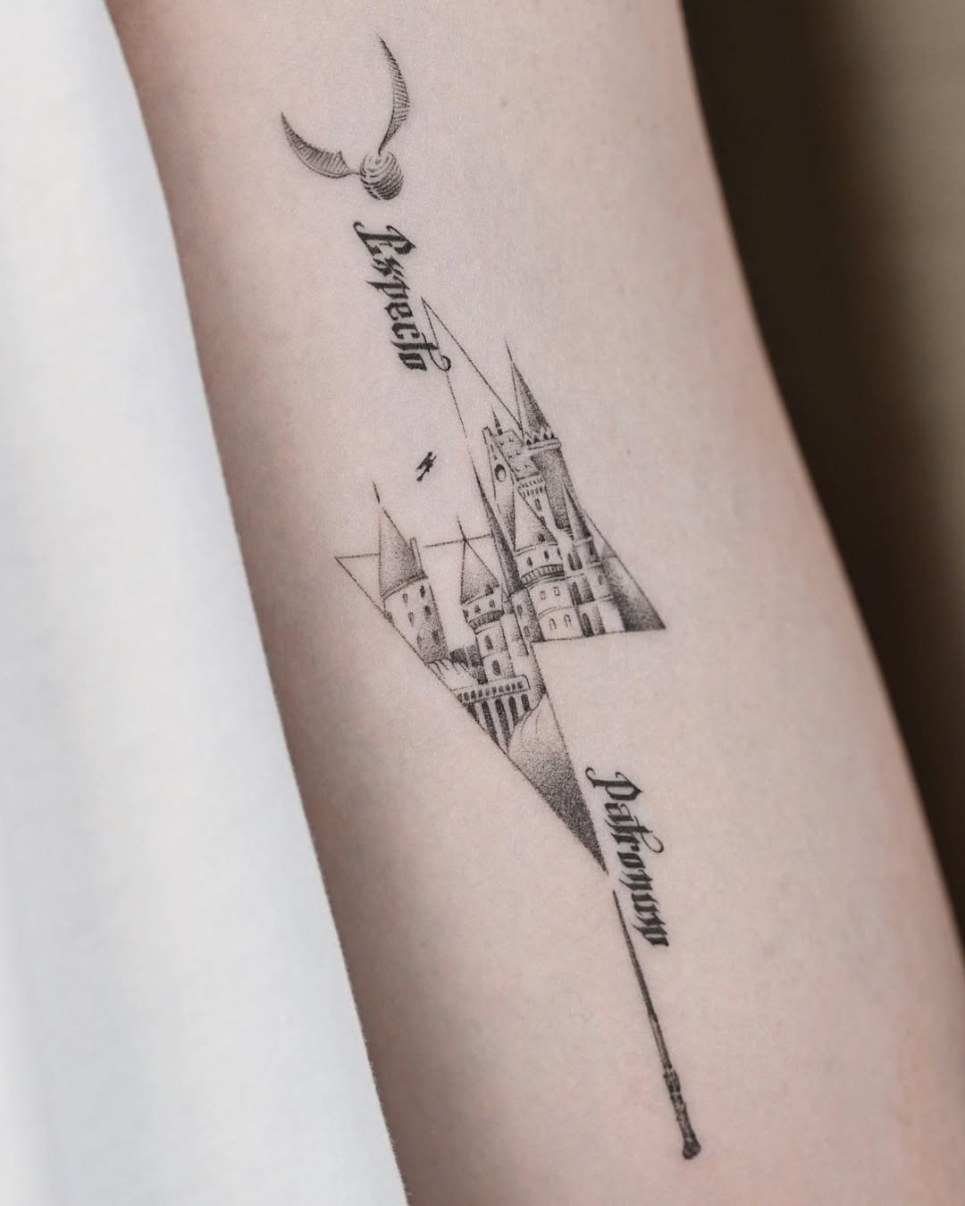 Spellbinding Harry Potter Tattoo 5
