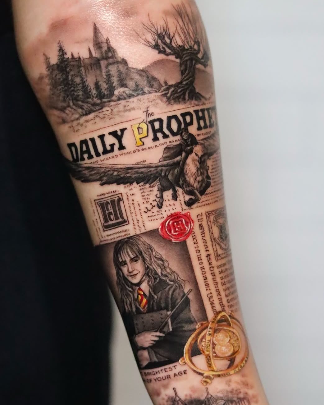Spellbinding Harry Potter Tattoo 6