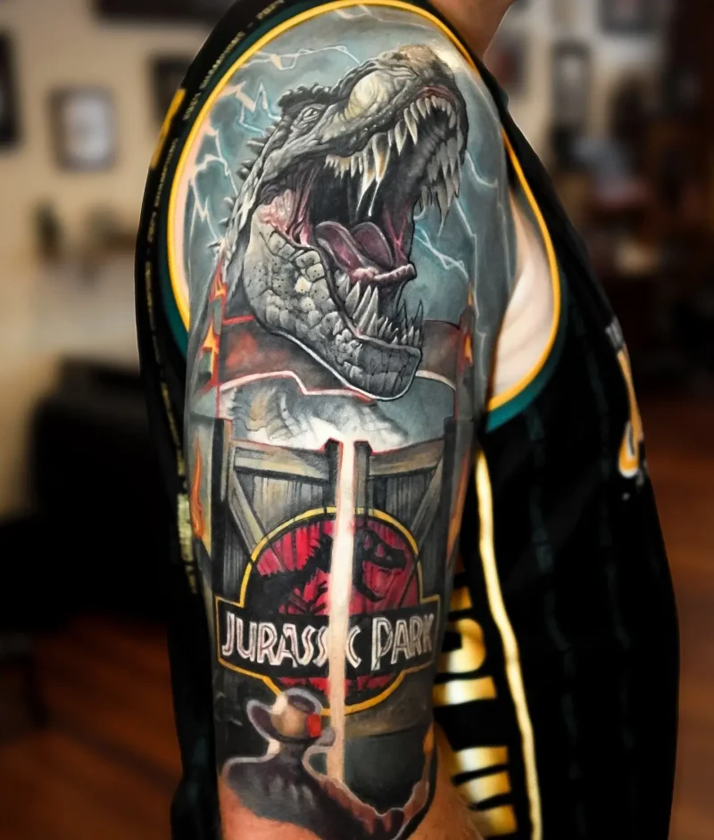 Jurassic Park Tattoo on Instagram
