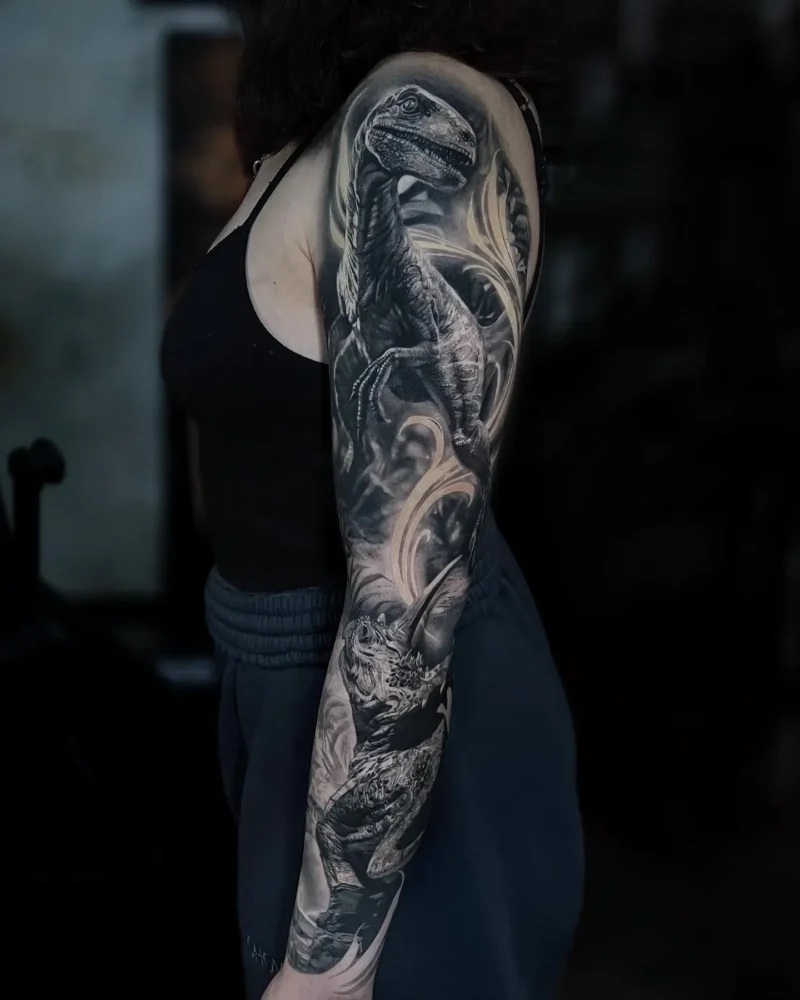 Jurassic World tattoo