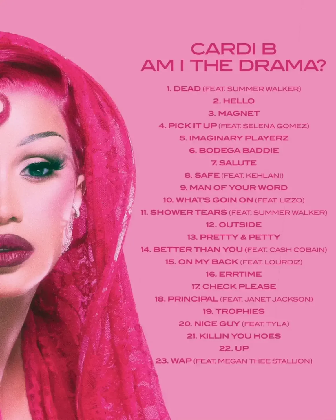 Am I Drama Songlist