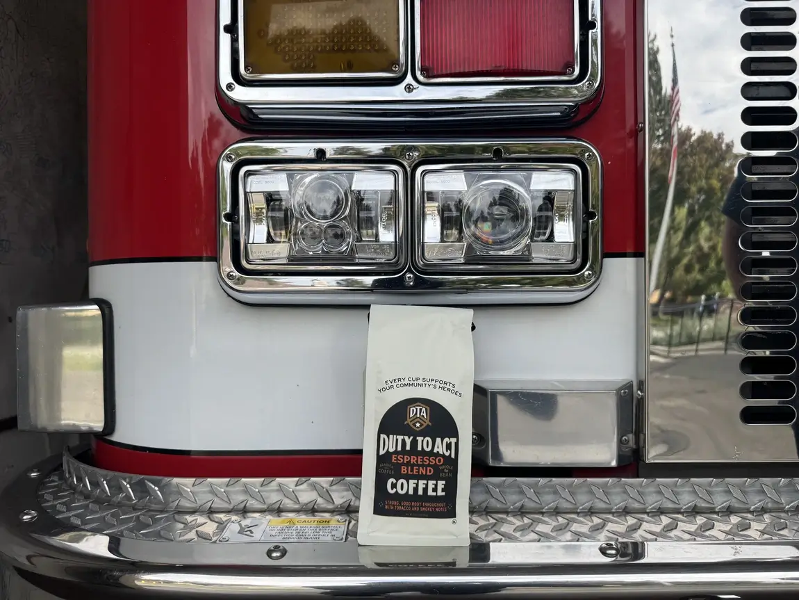 Duto to Act Coffee National First Responder's day