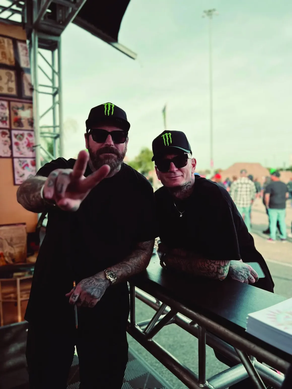 Luke With Paul Hewitt