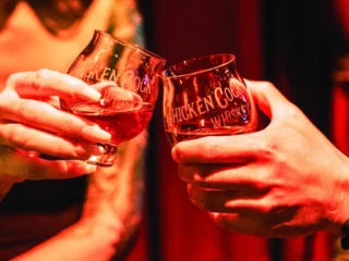 Chicken Cock Whiskey and Laird & Company