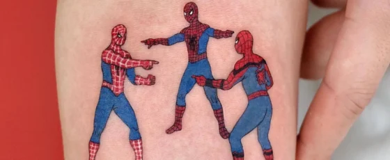spider-man tattoos