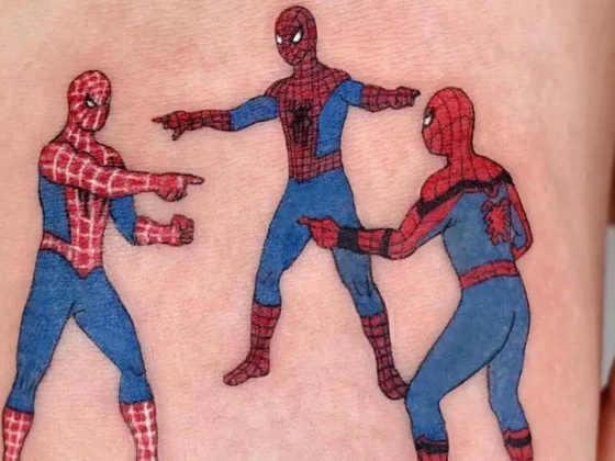 spider-man tattoos
