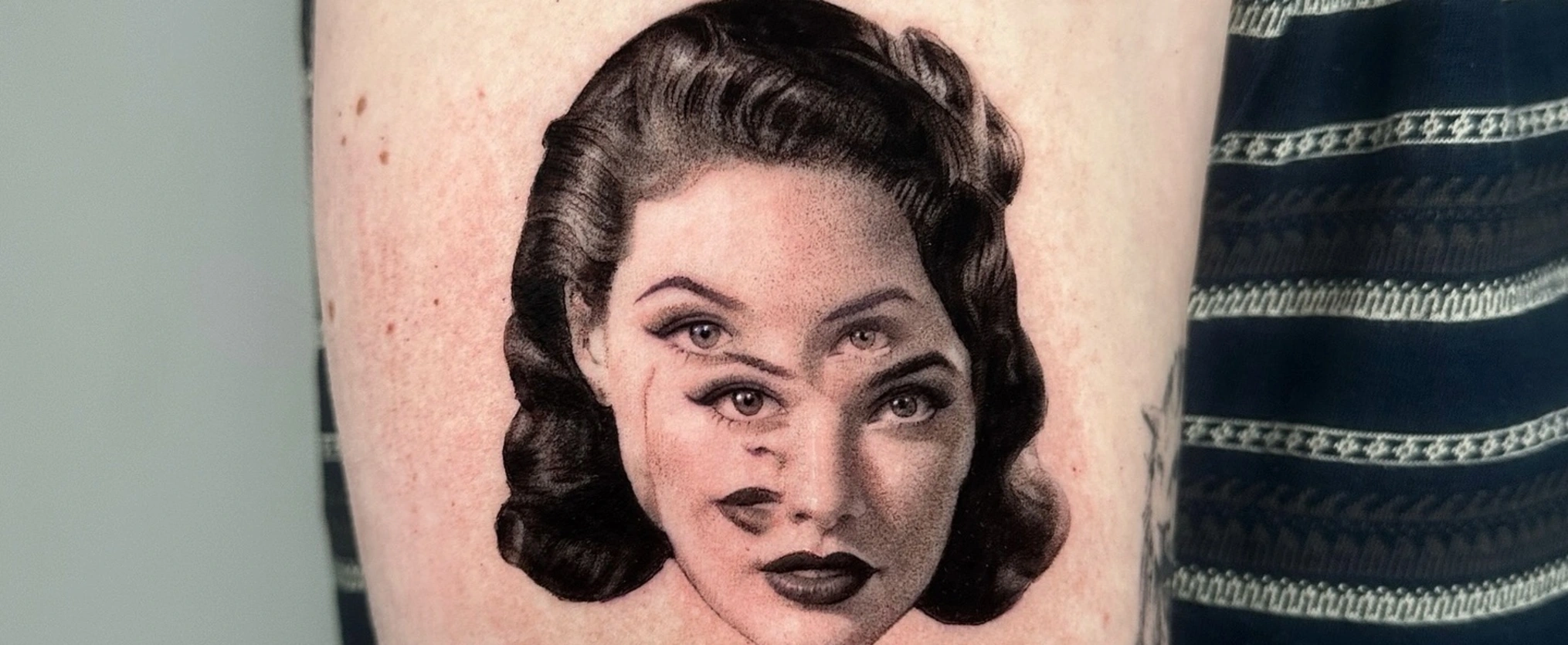 Optical illusion tattoos